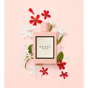 Gucci Bloom EDP parfüümi pudel – tuberoosi, jasmiini ja valgete õite aroom naistele, Aroma Tale