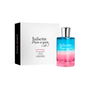 Juliette has a Gun Miami Shake EDP smaržu iepakojums un pudele – tropisks unisex aromāts vasarai, Aroma Tale