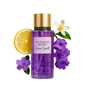 Victoria's Secret Love Spell vartalosumun pullo 250 ml – hedelmäinen kukkainen tuoksu naisille päivittäiseen käyttöön, Aroma Tale