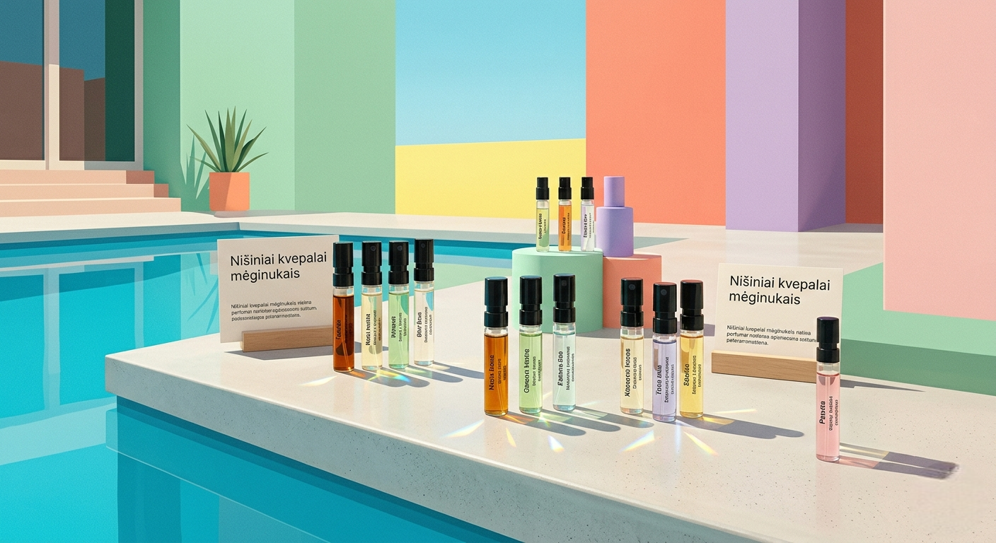 Nišiniai kvepalai mėginukais - ar verta?