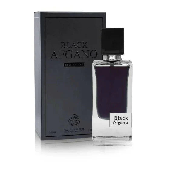 Fragrance World Black Afgano Arabic Perfume – sodrus ir intensyvus medienos aromatas su kanapių, smilkalų, tabako, kavos ir dervos natomis.