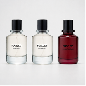 Fugazzi Discovery Set Angel Dust, Vanilla Haze un Pomegranoudh smaržu pudelītes