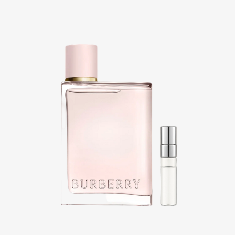 Burberry Her EDP 1 ml kvepalų mėginukas – avietė, mėlynė, jazminas, gintaras