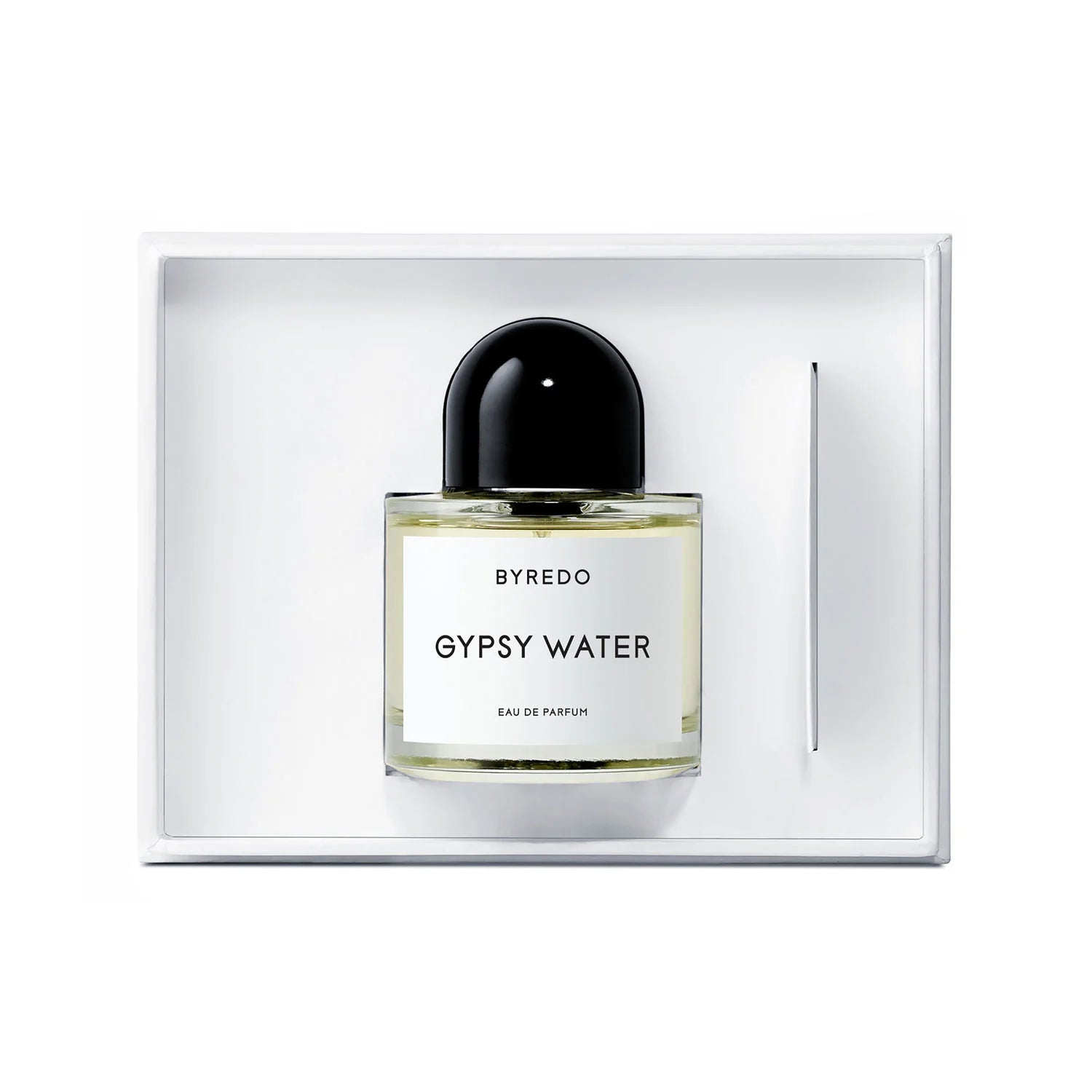 Byredo Gypsy Water EDP produkto nuotrauka – unisex nišiniai kvepalai su citrusų ir medienos natomis