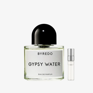 Byredo Gypsy Water EDP kvepalų mėginukas su atomaizeriu unisex su citrusų ir medienos natomis – gaivus nišinis aromatas