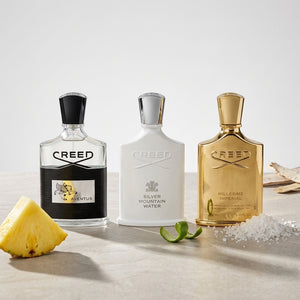 CREED Discovery Set parfüümiproovid 3×3 ml – Aventus, Silver Mountain Water, Millésime Impérial, Aroma Tale