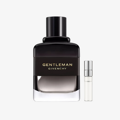 Givenchy Gentleman EDP hajuvesinäyte atomisoijalla 3ml 5ml 10ml – elegantti iiriksen ja puumausteiden tuoksu miehille, Aroma Tale