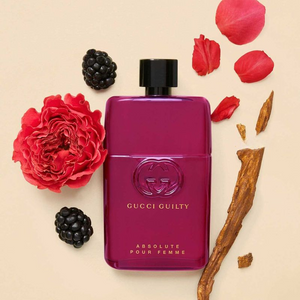 Gucci Guilty Absolute Pour Femme EDP smaržu pudele – zemes ādas un pačūlijas aromāts sievietēm, Aroma Tale