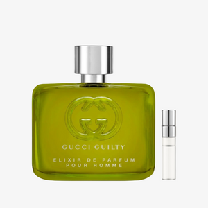 Gucci Guilty Elixir -pullo – voimakas vaniljan ja ambran tuoksu miehille