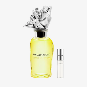 Louis Vuitton Fantasmagory Extrait de Parfum kvepalų mėginukas su atomaizeriu su originaliu kvepalų buteliuku – prabangus vaisinis gėlių aromatas, Aroma Tale