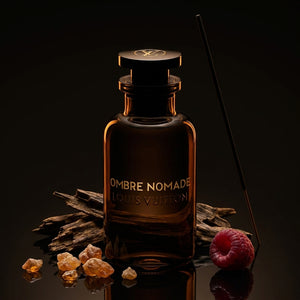 Louis Vuitton Ombre Nomade EDP parfüümi näidis – luksuslik oud'i ja roosi aroom, Aroma Tale