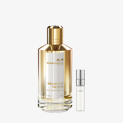 Mancera Melody of the Sun EDP smaržu paraugs ar atomaizeru 3ml 5ml 10ml – mango, kokosrieksta un sandalkoka svaigs vasarīgs unisex aromāts, Aroma Tale