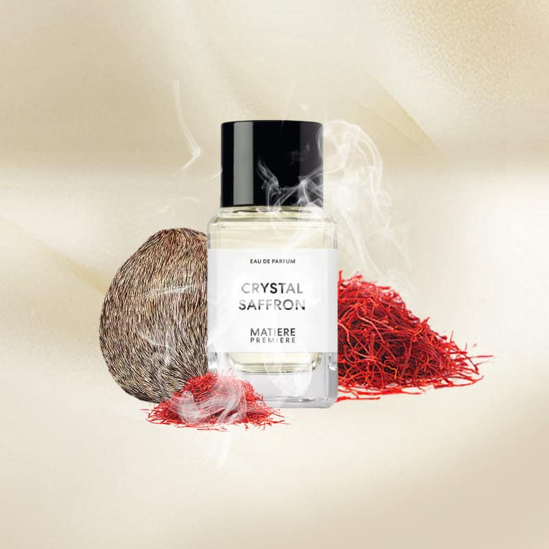Matiere Premiere Crystal Saffron šafrano aromatas – sodri ir prabangi kvapo kompozicija