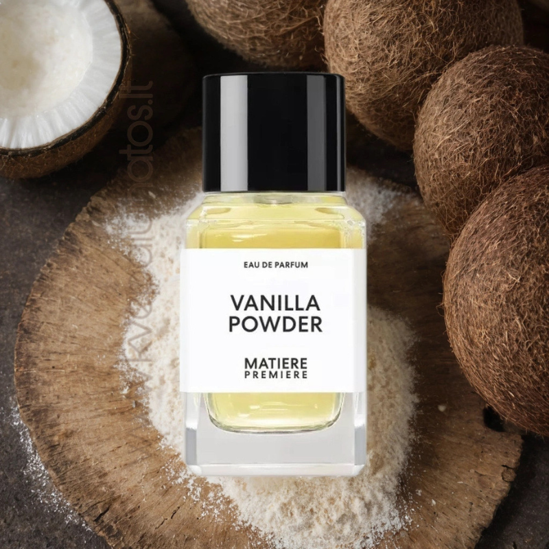 Matiere Premiere Vanilla Powder EDP parfüümi pudel – kreemjas vanilje aroom