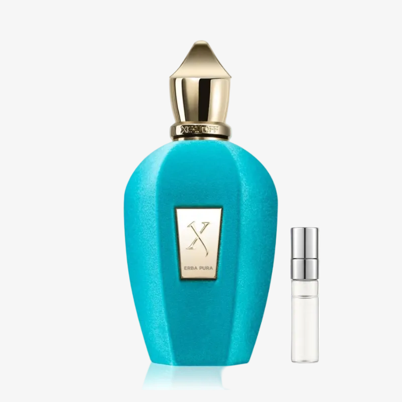 Xerjoff Erba Pura EDP 1 ml kvepalų mėginukas – citrina, bergamotė, vanilė, gintaras
