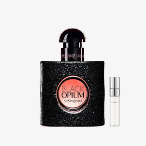 YSL Black Opium EDP 1 ml kvepalų mėginukas – juodoji kava, vanilė, jazminas